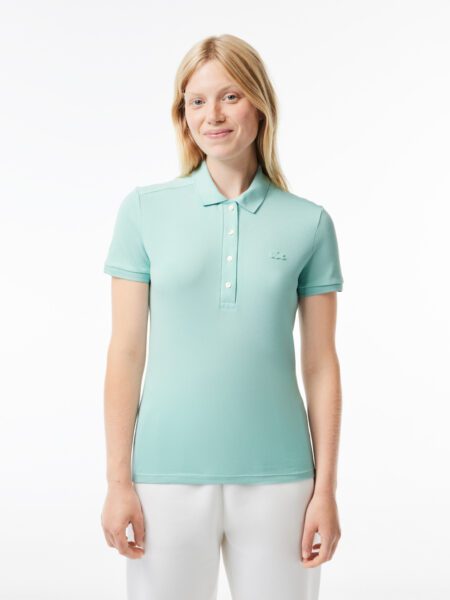 Женское поло Lacoste Slim Fit из эластичного хлопка