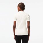 Женское поло Lacoste Slim Fit из органического хлопка