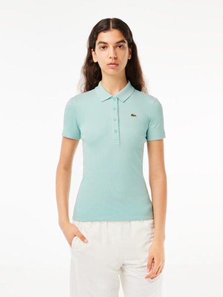 Женское поло Lacoste Slim Fit из органического хлопка