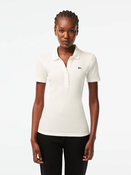 Женское поло Lacoste Slim Fit из органического хлопка