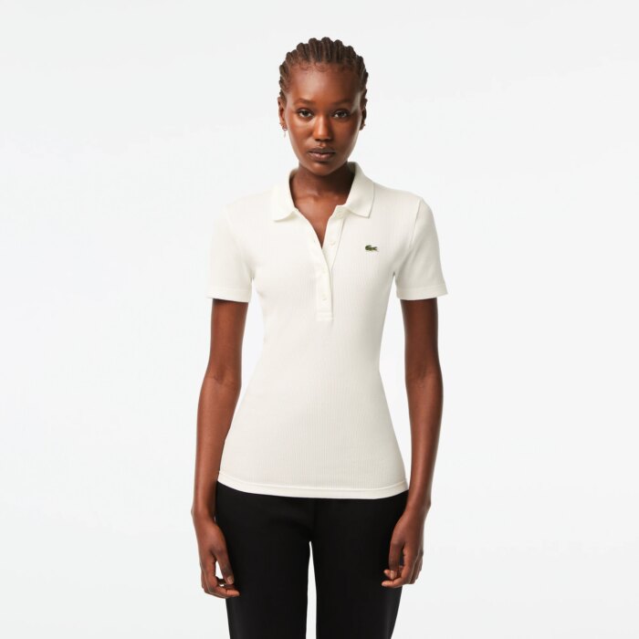 Женское поло Lacoste Slim Fit из органического хлопка