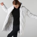 Женское стеганое пальто Lacoste