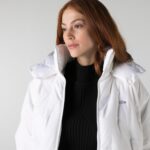 Женское стеганое пальто Lacoste